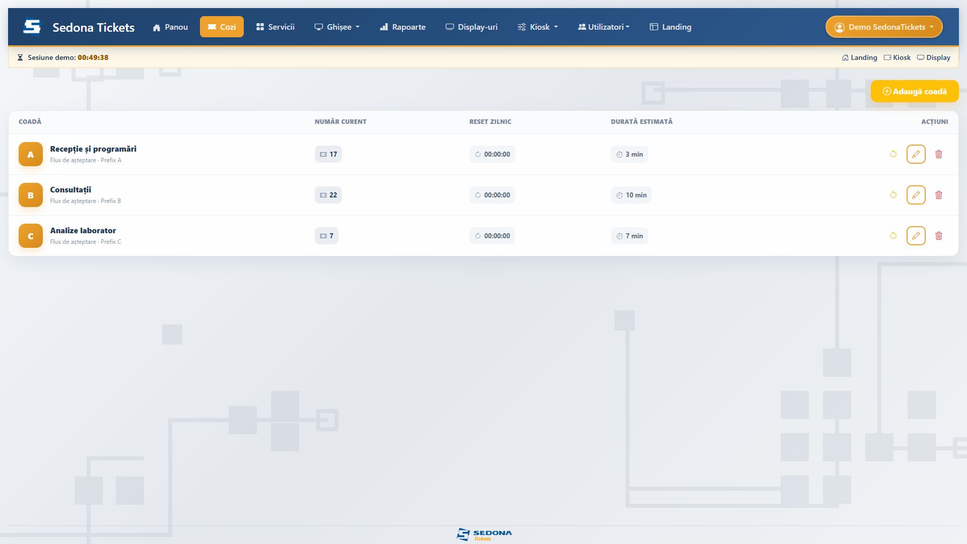 Cozi configurate în Sedona Tickets